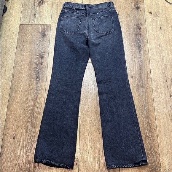 GRLFRND Melanie High Rise Boot Cut Jeans in Black Wash Size 27 - Picture 4 of 11